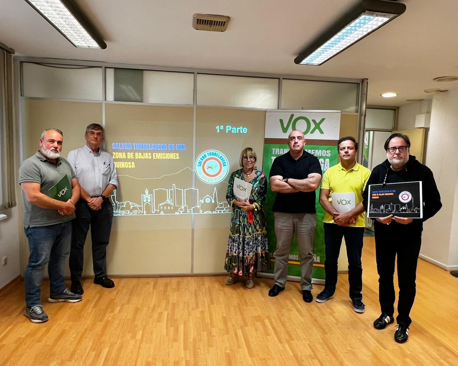 Reunión con los concejales del grupo municipal de VOX del Ayuntamiento de Torrelavega
