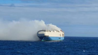 En 2022, un solo coche eléctrico hundió todo un barco y 500 millones de dólares