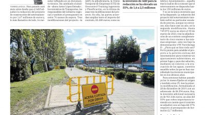 Otra chapuza más: La redacción del proyecto del soterramiento de Torrelavega acumula un millón de sobrecoste desde 2017