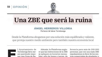 Una ZBE que será la ruina