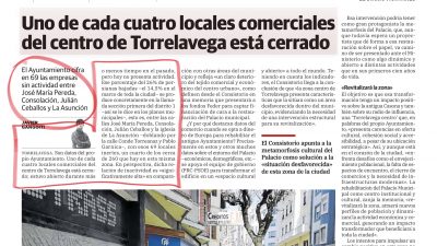 ¿El mejor momento de Torrelavega?: Uno de cada cuatro locales comerciales del centro de la ciudad está cerrado