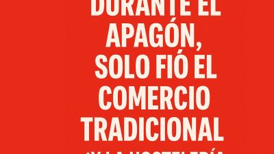 El apagón eléctrico revive el comercio local